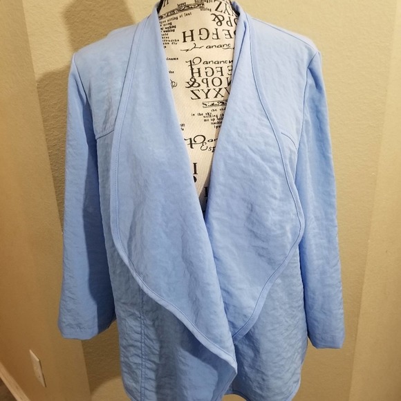 CHICOS buttonless blazer size 1 - Picture 9 of 11